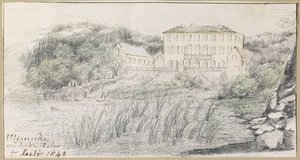 Ulfsunda sur le lac Mälar, 1840 - Lili Cartwright